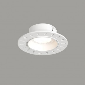 DK3055-WH Встраиваемый светильник, IP 20, 10 Вт, GU5.3, LED, белый, пластик в Кургане - kurgan.mebel24.online | фото 1