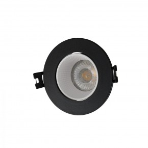 DK3061-BK+WH Встраиваемый светильник, IP 20, 10 Вт, GU5.3, LED, черный/белый, пластик в Кургане - kurgan.mebel24.online | фото 1