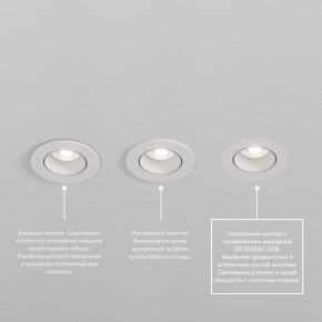 DK3061-WBR Встраиваемый светильник, IP 20, 10 Вт, GU5.3, LED, белый/бронзовый, пластик в Кургане - kurgan.mebel24.online | фото 4