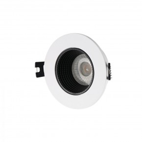DK3061-WH+BK Встраиваемый светильник, IP 20, 10 Вт, GU5.3, LED, белый/черный, пластик в Кургане - kurgan.mebel24.online | фото 1