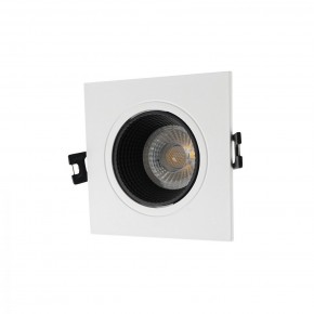 DK3071-WH+BK Встраиваемый светильник, IP 20, 10 Вт, GU5.3, LED, белый/черный, пластик в Кургане - kurgan.mebel24.online | фото