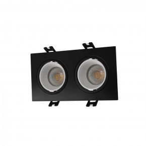 DK3072-BK+WH Встраиваемый светильник, IP 20, 10 Вт, GU5.3, LED, черный/белый, пластик в Кургане - kurgan.mebel24.online | фото 1