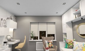 DK3072-BK+WH Встраиваемый светильник, IP 20, 10 Вт, GU5.3, LED, черный/белый, пластик в Кургане - kurgan.mebel24.online | фото 3