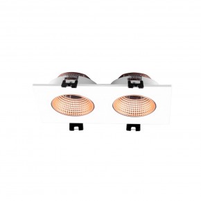 DK3072-WBR Встраиваемый светильник, IP 20, 10 Вт, GU5.3, LED, белый/бронзовый, пластик в Кургане - kurgan.mebel24.online | фото 2