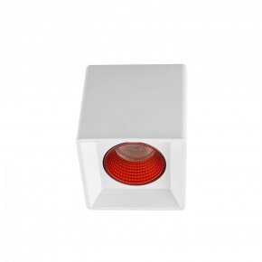 DK3080-WH+RD Светильник накладной IP 20, 10 Вт, GU5.3, LED, белый/красный, пластик в Кургане - kurgan.mebel24.online | фото 1