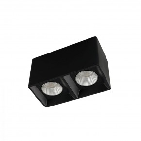 DK3085-BK+CH Светильник накладной IP 20, 10 Вт, GU5.3, LED, черный/хром, пластик в Кургане - kurgan.mebel24.online | фото 1