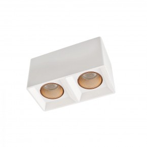 DK3085-WH+BR Светильник накладной IP 20, 10 Вт, GU5.3, LED, белый/бронзовый, пластик в Кургане - kurgan.mebel24.online | фото 1