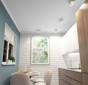 DK3085-WH+BR Светильник накладной IP 20, 10 Вт, GU5.3, LED, белый/бронзовый, пластик в Кургане - kurgan.mebel24.online | фото 2