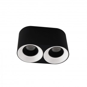 DK3096-BW+BK Светильник накладной IP 20, 10 Вт, GU5.3, LED, черно-белый/черный, пластик в Кургане - kurgan.mebel24.online | фото
