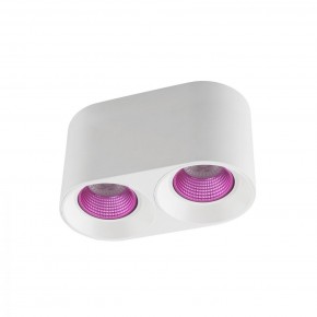 DK3096-WH+PI Светильник накладной IP 20, 10 Вт, GU5.3, LED, белый/розовый, пластик в Кургане - kurgan.mebel24.online | фото