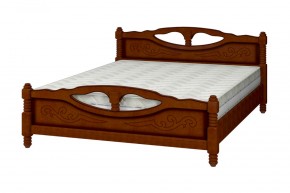 ЕЛЕНА-4 Кровать из массива (орех) в Кургане - kurgan.mebel24.online | фото 2