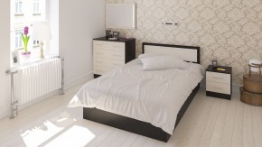 Фиеста Кровать 1200, цвет венге/дуб лоредо, ШхГхВ 123,5х203,5х80 см., сп.м. 1200х2000 мм., без матраса, основание есть в Кургане - kurgan.mebel24.online | фото 5