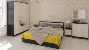 Фиеста Кровать 1800, цвет венге/дуб лоредо, ШхГхВ 183,5х203,5х80 см., сп.м. 1800х2000 мм., без матраса, основание есть в Кургане - kurgan.mebel24.online | фото 5