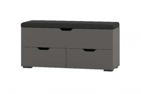 ФЛИНТ Диван (графит/черный) в Кургане - kurgan.mebel24.online | фото 1