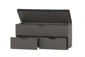 ФЛИНТ Диван (графит/черный) в Кургане - kurgan.mebel24.online | фото 2