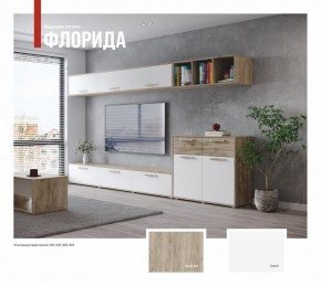 ФЛОРИДА Гостиная (модульная) дуб серый/белый в Кургане - kurgan.mebel24.online | фото