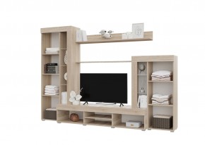 Гостиная Дельта (Сонома/Белый) в Кургане - kurgan.mebel24.online | фото 2
