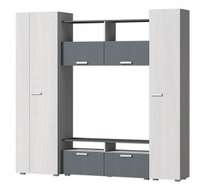 Гостиная Эмми (Анкор светлый/Графит) в Кургане - kurgan.mebel24.online | фото 2