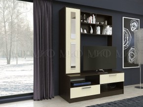 Гостиная Фиеста центр (Дуб Беленый/Венге) в Кургане - kurgan.mebel24.online | фото 3