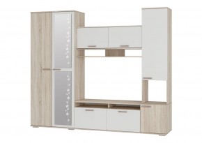 Гостиная Лукас (Сонома/Белый) в Кургане - kurgan.mebel24.online | фото 2
