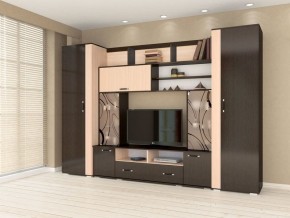 Гостиная Оскар-18-2 венге-дуб молочный в Кургане - kurgan.mebel24.online | фото