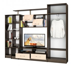 Гостиная Оскар-5 венге/дуб молочный в Кургане - kurgan.mebel24.online | фото 2