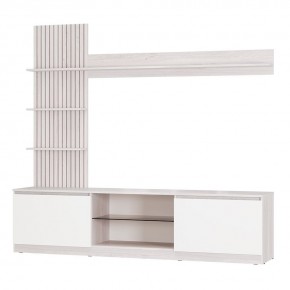 Гостиная Убер ГС-05 (ясень белый/белый) в Кургане - kurgan.mebel24.online | фото 2
