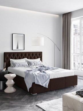 Интерьерная Кровать Октавия Коричневый  1600х2000 в Кургане - kurgan.mebel24.online | фото