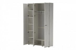 ИТАЛИЯ ШК-1300 Шкаф 3дв с зеркалом (дуб крафт белый) в Кургане - kurgan.mebel24.online | фото 2
