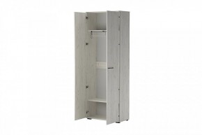 ИТАЛИЯ ШК-800 Шкаф 2дв (дуб крафт белый) в Кургане - kurgan.mebel24.online | фото 2