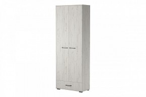 ИТАЛИЯ ШК1Я-800 Шкаф 2дв, 1ящ (дуб крафт белый) в Кургане - kurgan.mebel24.online | фото