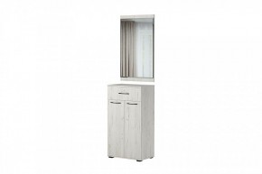 ИТАЛИЯ Зеркало 600/Тумба Комби ТК 600 (дуб крафт белый) в Кургане - kurgan.mebel24.online | фото 1