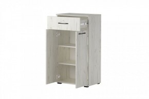 ИТАЛИЯ Зеркало 600/Тумба Комби ТК 600 (дуб крафт белый) в Кургане - kurgan.mebel24.online | фото 4