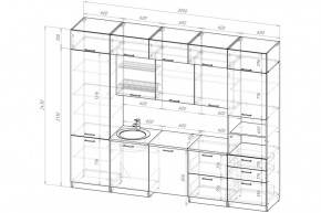 ЖАСМИН Кухонный гарнитур Экстра 5 (3000 мм) в Кургане - kurgan.mebel24.online | фото 2
