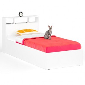 Камелия Кровать 0900, цвет белый, ШхГхВ 93,5х217х78,2 см., сп.м. 900х2000 мм., без матраса, основание есть в Кургане - kurgan.mebel24.online | фото 1