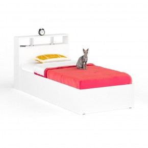 Камелия Кровать 0900, цвет белый, ШхГхВ 93,5х217х78,2 см., сп.м. 900х2000 мм., без матраса, основание есть в Кургане - kurgan.mebel24.online | фото 2