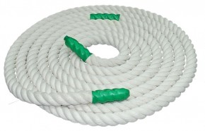 Канат для перетягивания х/б 25м D30мм цв.белый в Кургане - kurgan.mebel24.online | фото