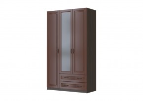 КАНТРИ Шкаф ШР-3 с 1 зерк. (орех) ЛАК в Кургане - kurgan.mebel24.online | фото