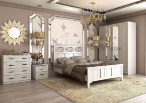 КАНТРИ Спальный гарнитур (модульный) белый ЛАК в Кургане - kurgan.mebel24.online | фото