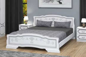 КАРИНА-6 Кровать из массива 900 (Белый Жемчуг) в Кургане - kurgan.mebel24.online | фото