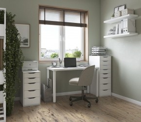 Комод Ингар белый с пятью выдвижными ящиками в Кургане - kurgan.mebel24.online | фото 4