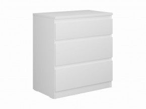 Комод КАСТОР с тремя ящиками, цвет белый в Кургане - kurgan.mebel24.online | фото