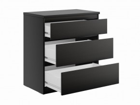 Комод КАСТОР с тремя ящиками, цвет Дуб Венге в Кургане - kurgan.mebel24.online | фото 2