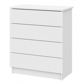 Комод КМ 1 (Серия 2) Белый текстурный в Кургане - kurgan.mebel24.online | фото 3
