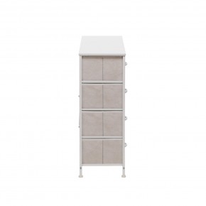 Комод Leset Линкс 8 ящ. (к/з), Каркас Белый, ящики Белые в Кургане - kurgan.mebel24.online | фото 5