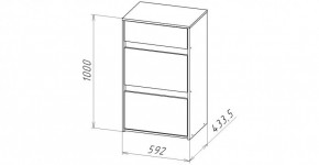 ЛИНДА-3 Комод (ЛНД.03) в Кургане - kurgan.mebel24.online | фото 3