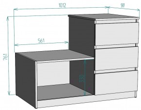 Комод Мальта K207 в Кургане - kurgan.mebel24.online | фото 2