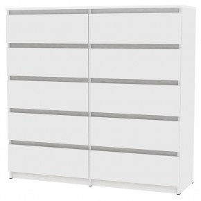 Комод Malta light K155 (Белый) в Кургане - kurgan.mebel24.online | фото