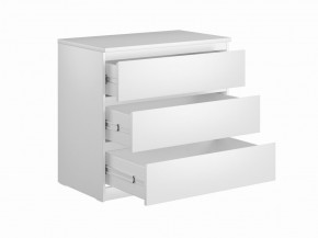 Комод МАЛЬТА с тремя выдвижными ящиками, цвет белый в Кургане - kurgan.mebel24.online | фото 3