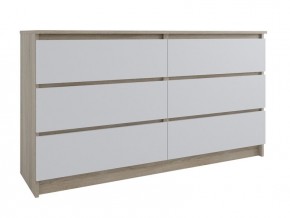 Комод МОРИ МК 1380.6 (Дуб Сонома/Белый) в Кургане - kurgan.mebel24.online | фото 1
